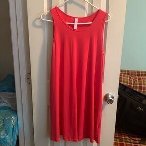 Honeyme Red Mini Dress, Wonens Large, New from boutique.